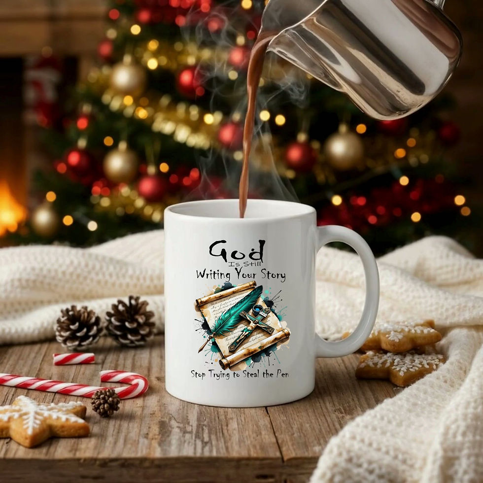 Thumbnail: God Is Still Writing Your Story Mug – Christian Inspirational Coffee Cup