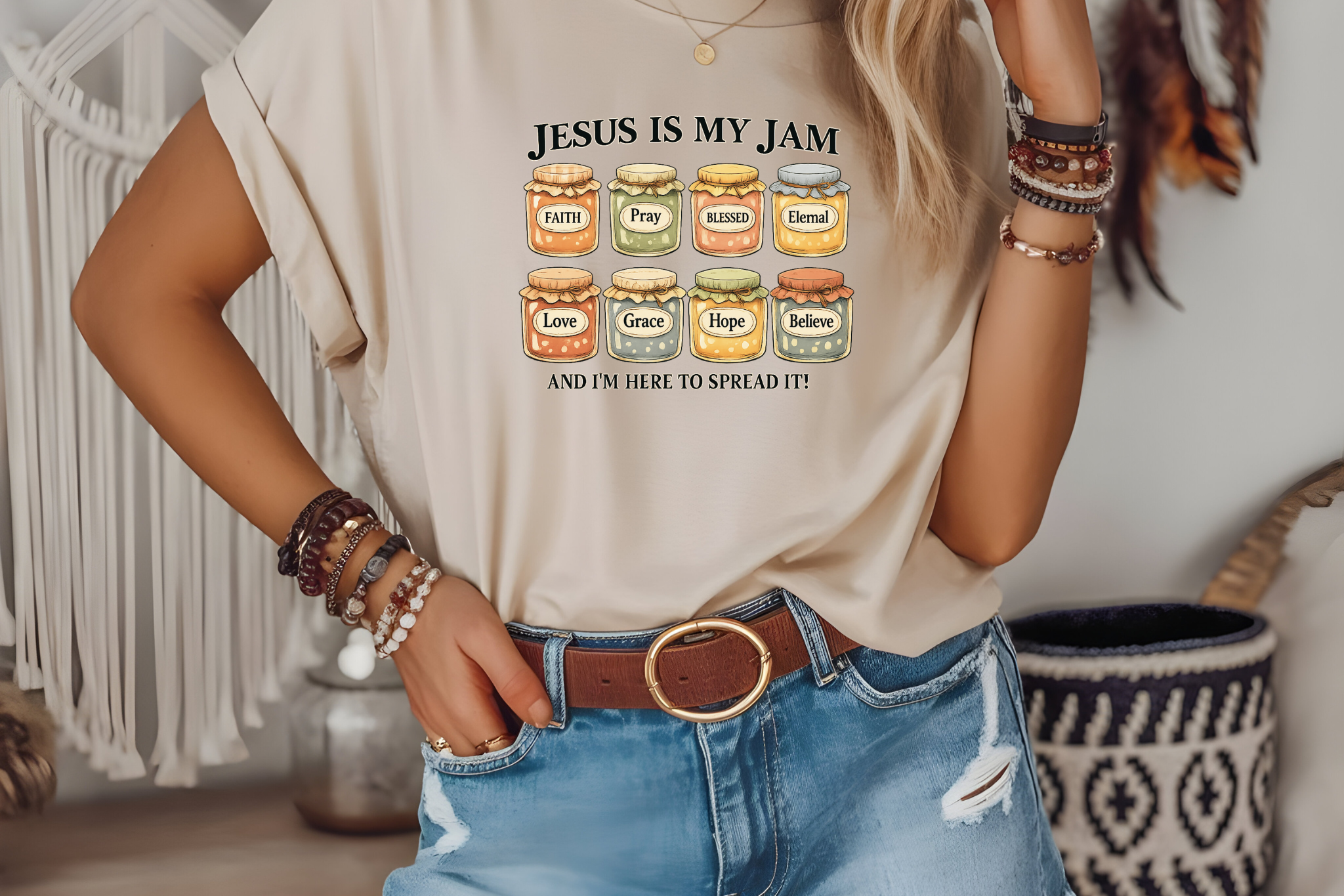 Jesus Is My Jam T-shirt — Christian Faith Graphic Tee- Comfort Colors