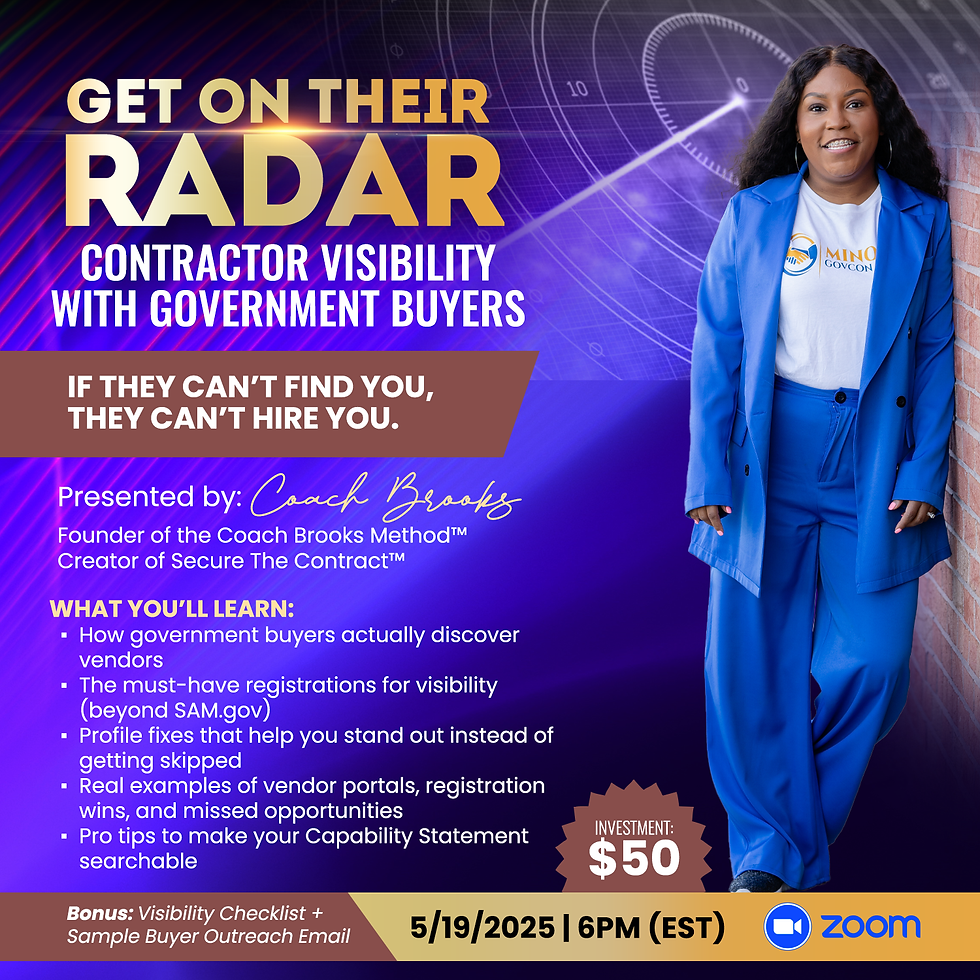 Get On Their Radar: Contractor Visibility
