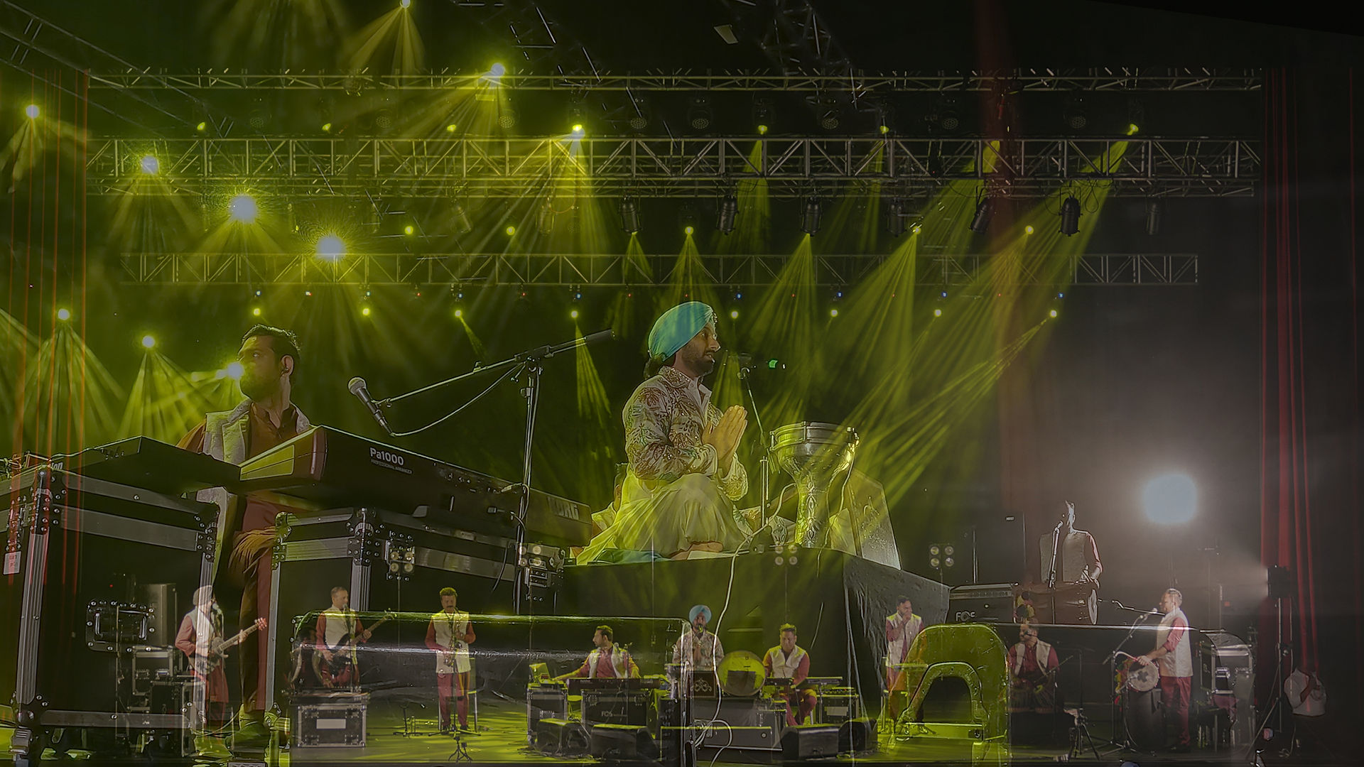 Satinder Sartaaj BackStage & Live Shooting Greece