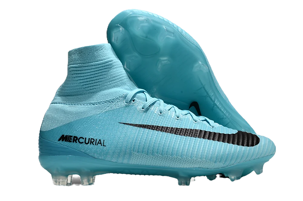 Nike Zoom Mercurial Superfly 5 Elite FG Firm Ground Soccer Cleats - Jade/Black