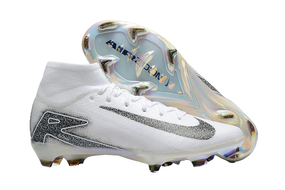 Nike Air Zoom Mercurial Superfly 10 Elite FG Firm Ground Soccer Cleats - White/B