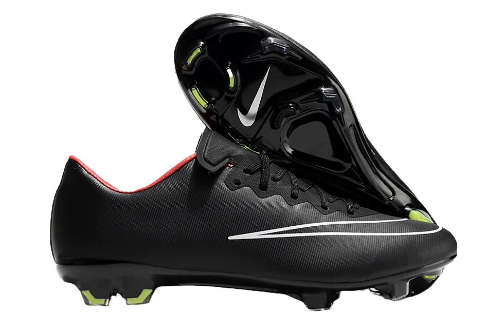 Nike Mercurial Vapor 10 FG Firm Ground Soccer Cleats - Black/White/Orange