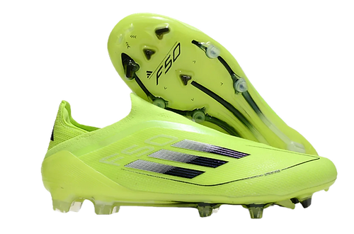 Adidas F50 Elite Laceless FG Firm Ground Soccer Cleats - Yellow/Black