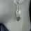 Thumbnail: Sterling Labradorite and Blue Chalcedony Dangle Earrings