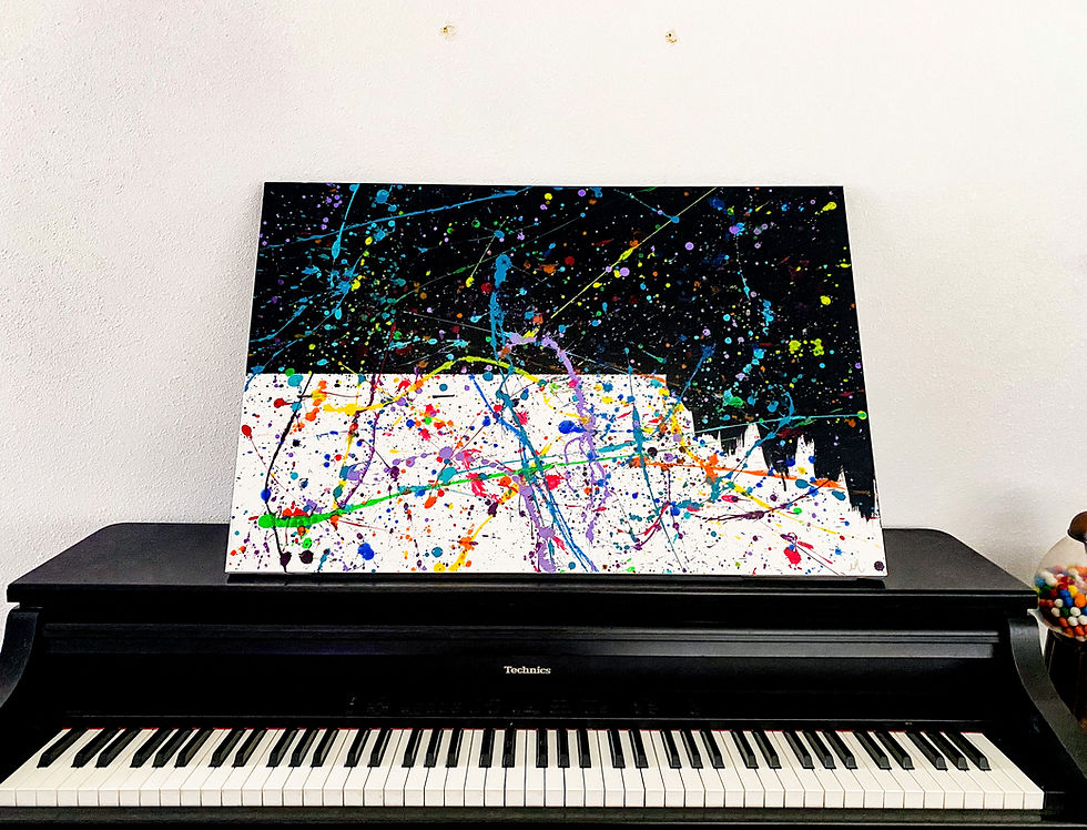 Thumbnail: Splatter - Canvas Painting