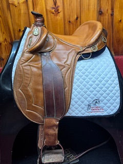 Australian Stock Saddle by Colin Daanguard, SQHB