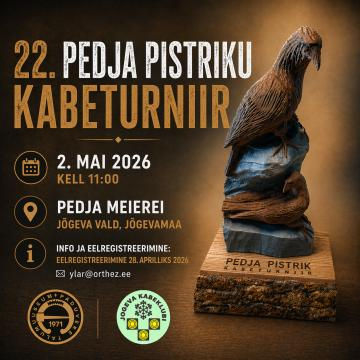 Pedja pistriku kabeturniir