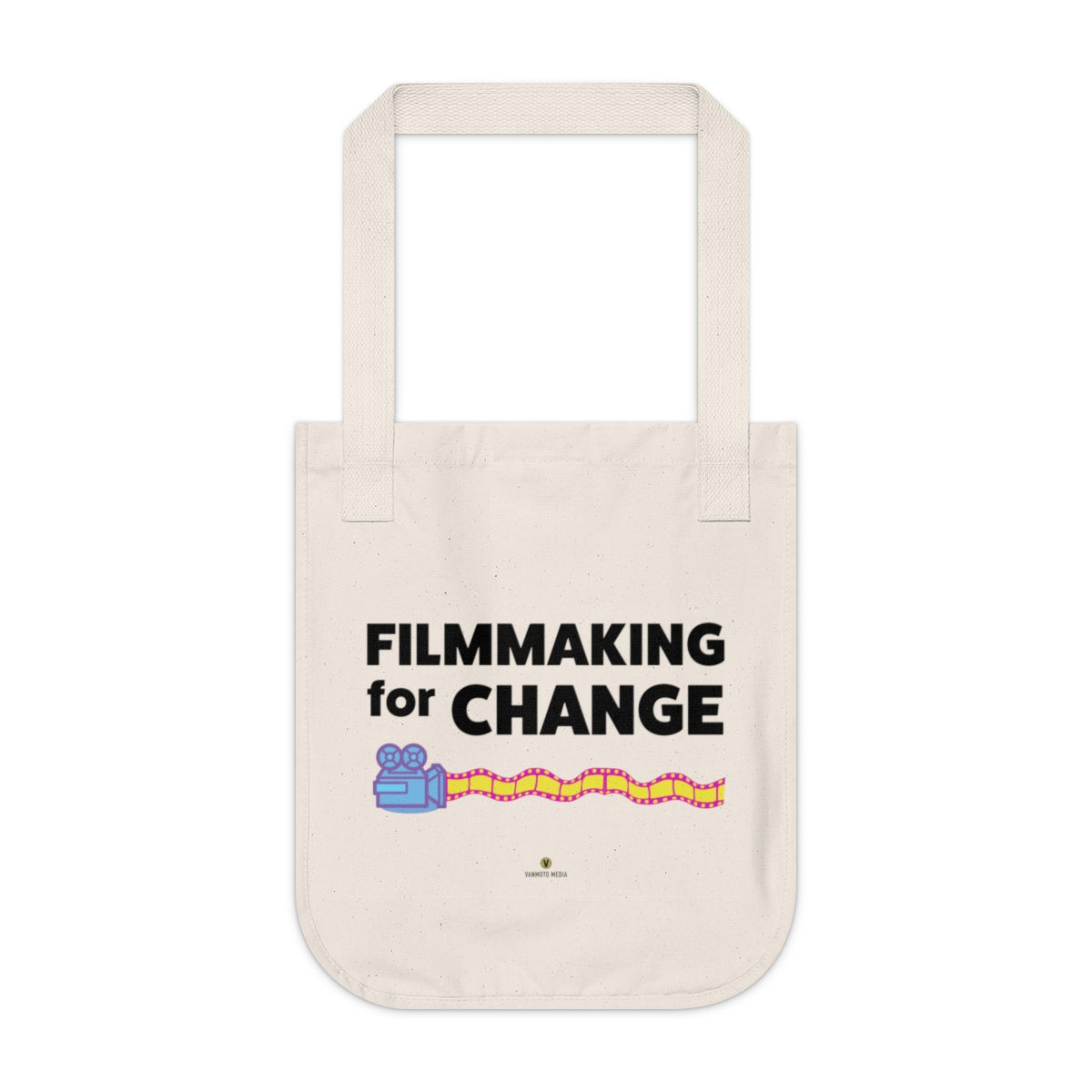 Filmaking for Change - Organic Canvas Tote Bag