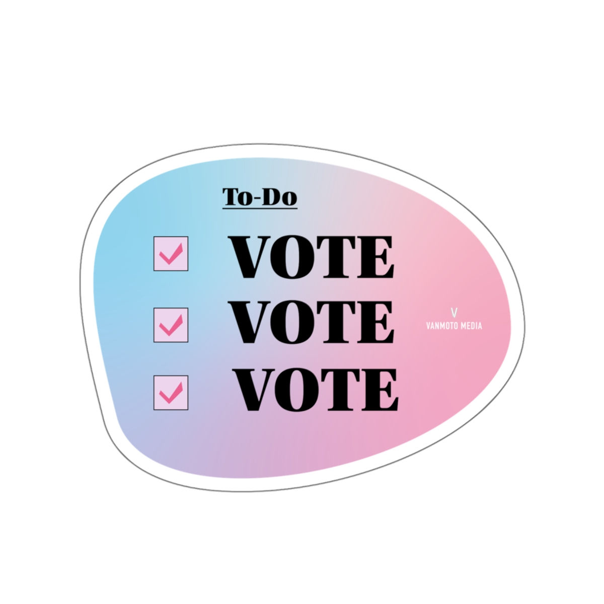 To Do: VOTE Sticker