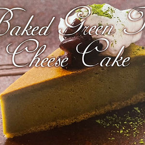 Baked Green Tea Cheesecake