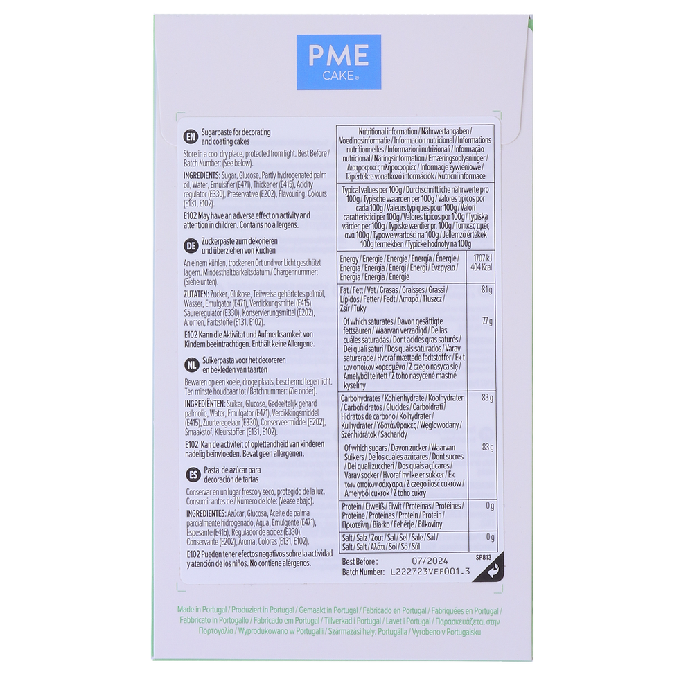 Thumbnail: PME Sugar Paste Fondant – Green 250g