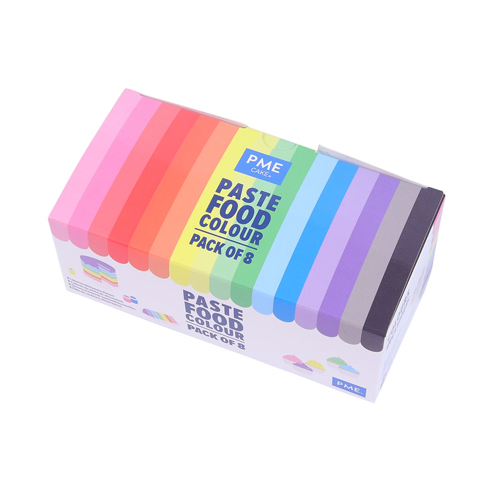 Thumbnail: PME Paste Colour - 8 Colour Set