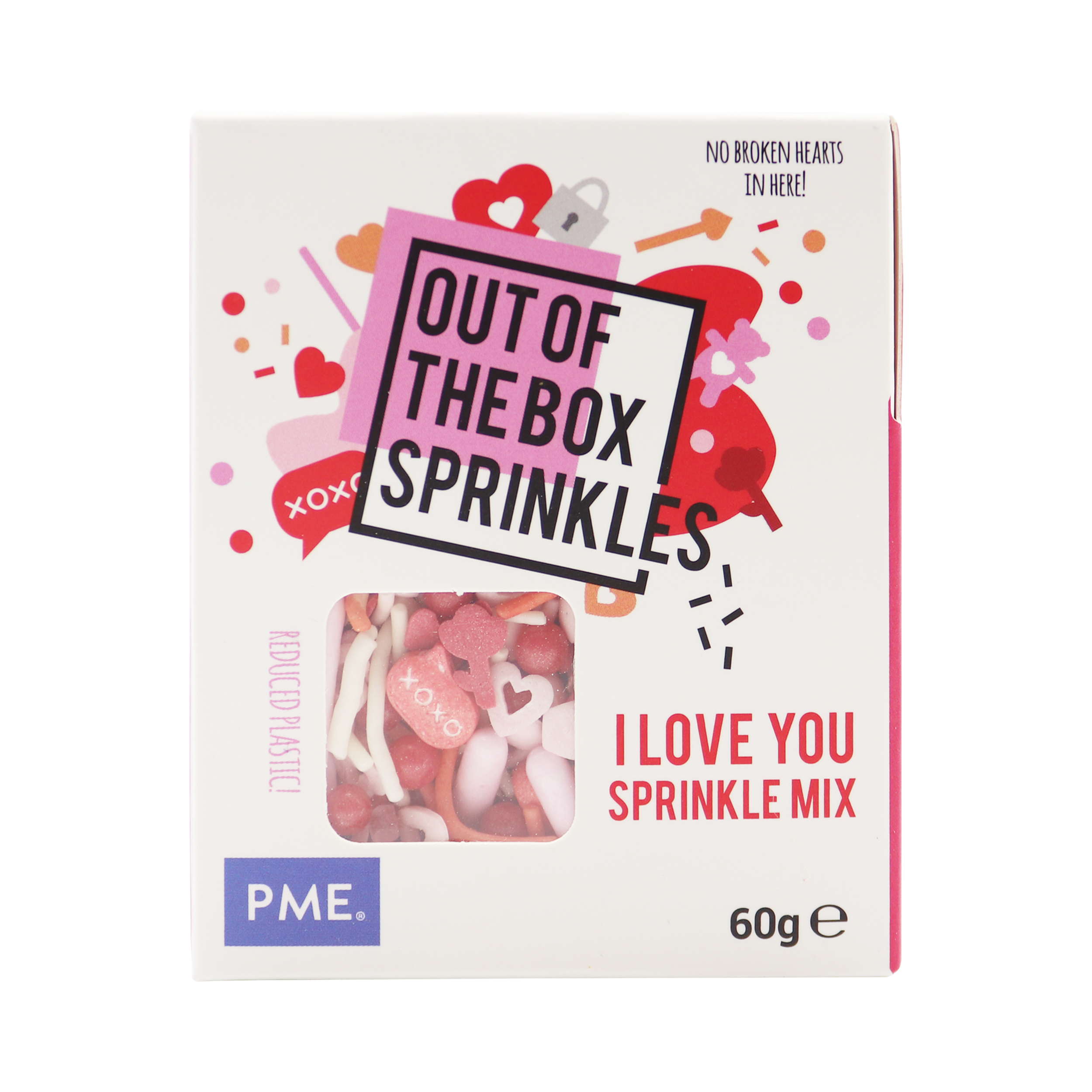 PME Out the Box Sprinkle Mix - I Love you 60g