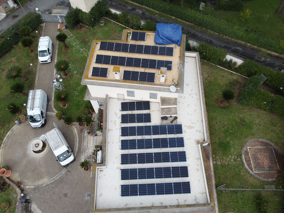 fotovoltaico tetto piano Roma (2)