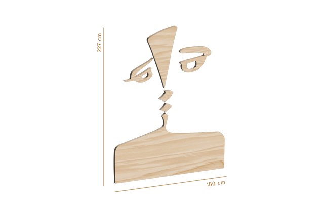 plan tête de lit MDF médium découpé bois 