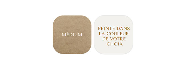 MDF MEDIUM COULEUR PEINTURE SUR-MESURE