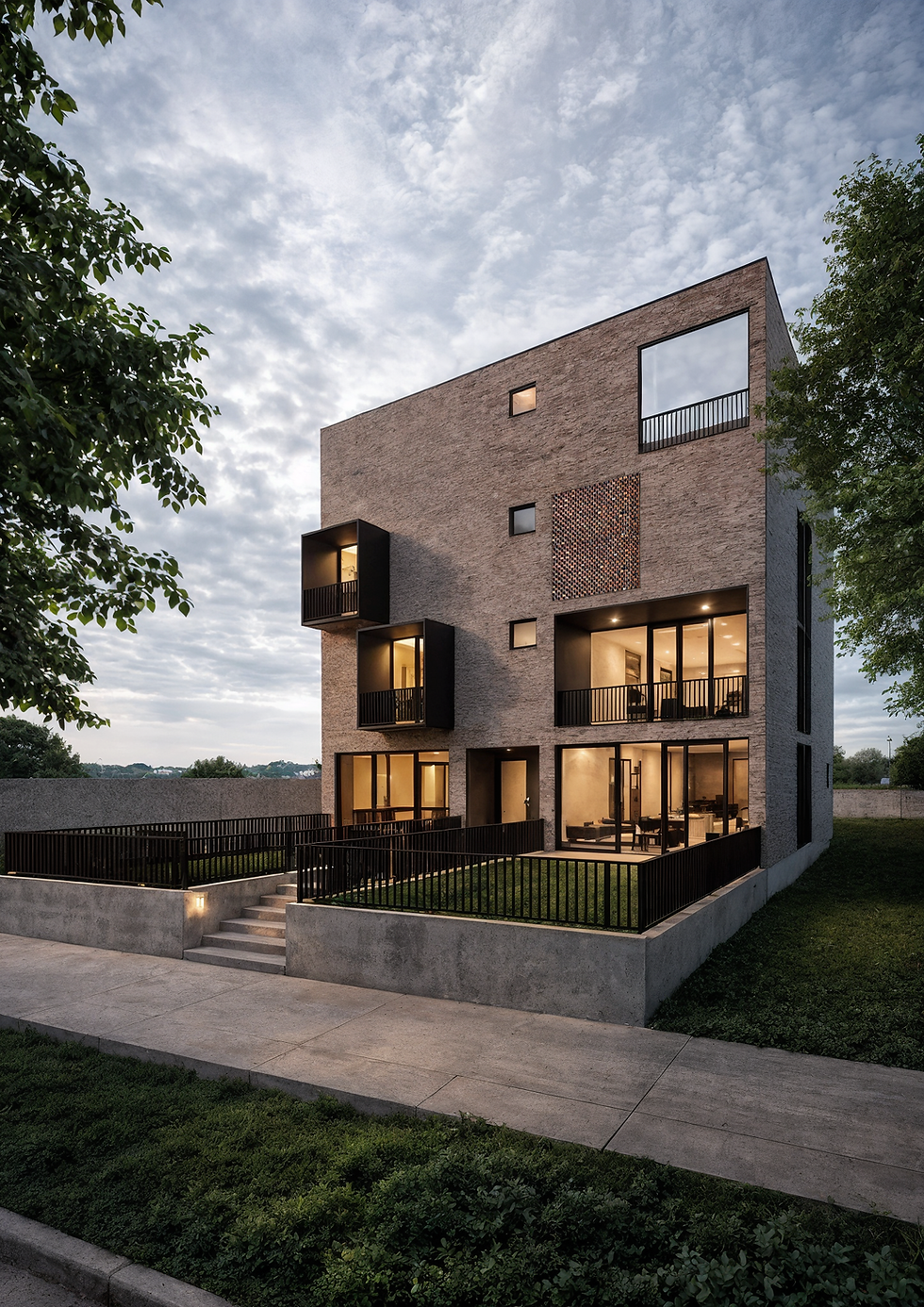 Render exterior frontal