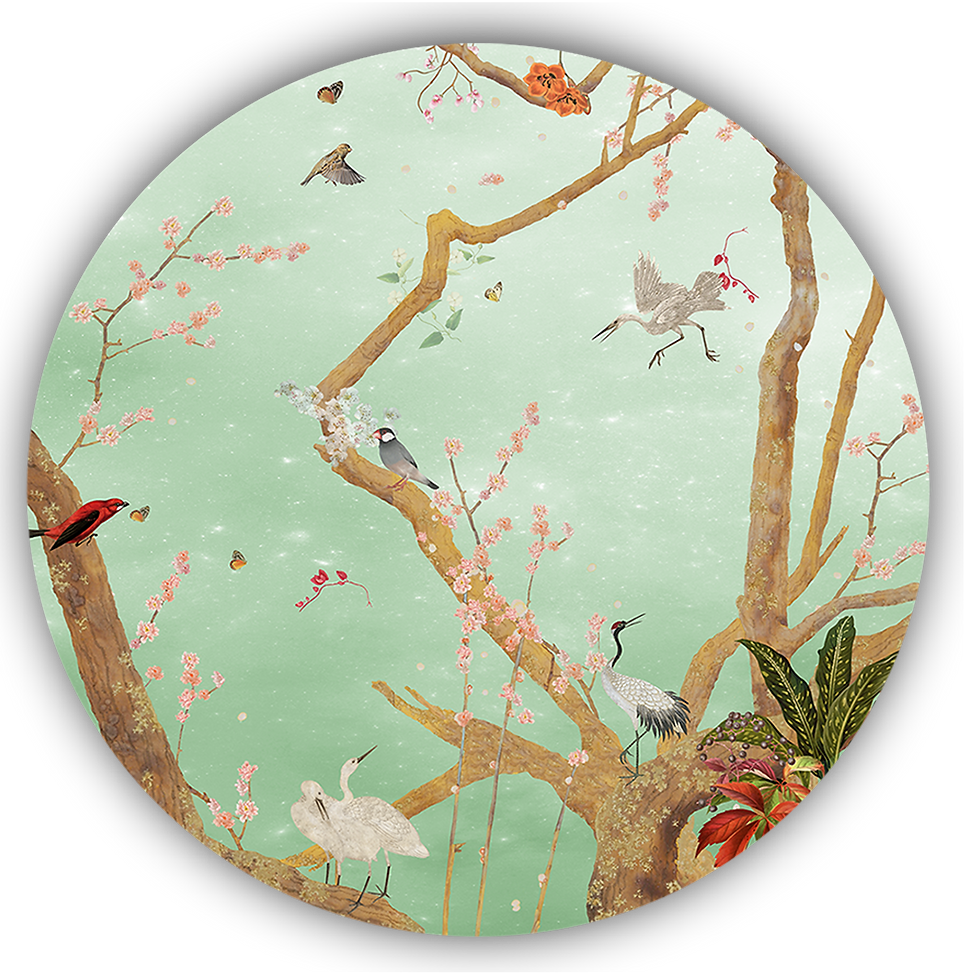 Thumbnail: Cirkel Mystic Garden  meerdere kleuren