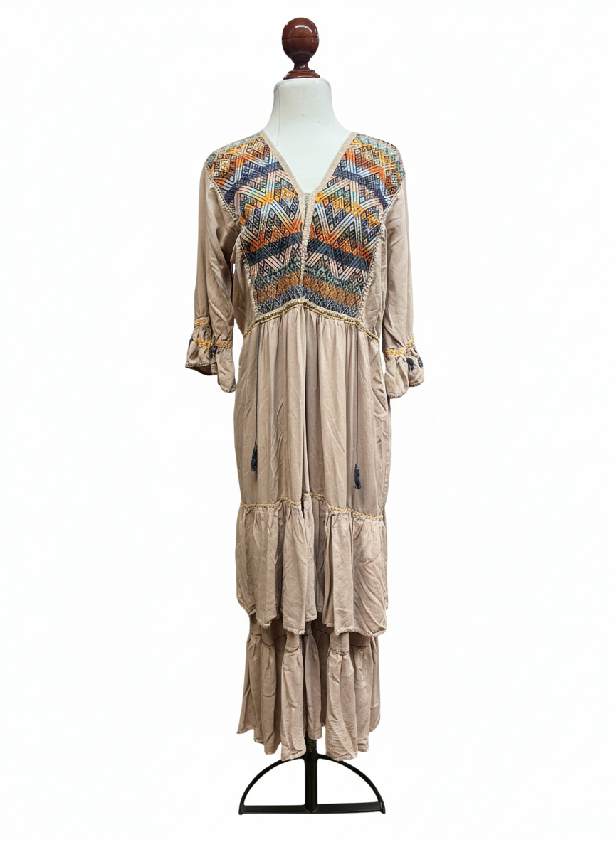 Miniatura: Vestido Telar Nude