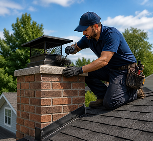 Chimney rebuild by NJ Gold Star Construction in Totowa, NJ