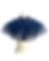 Navy Ruffle Capelet Front View