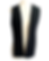 Black Scarf with Size Zipped Pockets, (Other Scarf Unzipped), Front View
