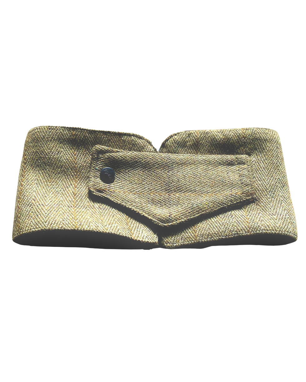 Thumbnail: Tweed Collar with Stud Fastening Flat Lay