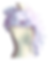 Mauve Ruffle Frill Neck Tie Scarf Front View