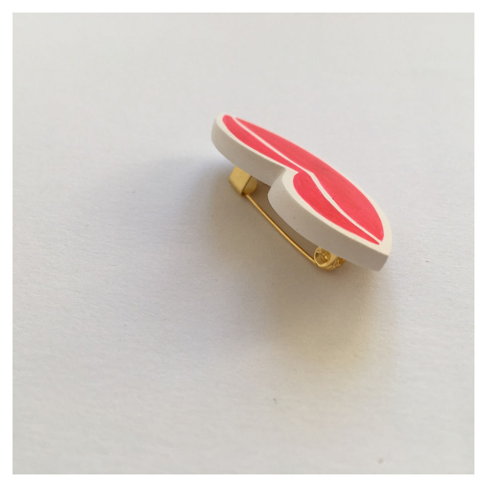 Miniature : Broche Bisou