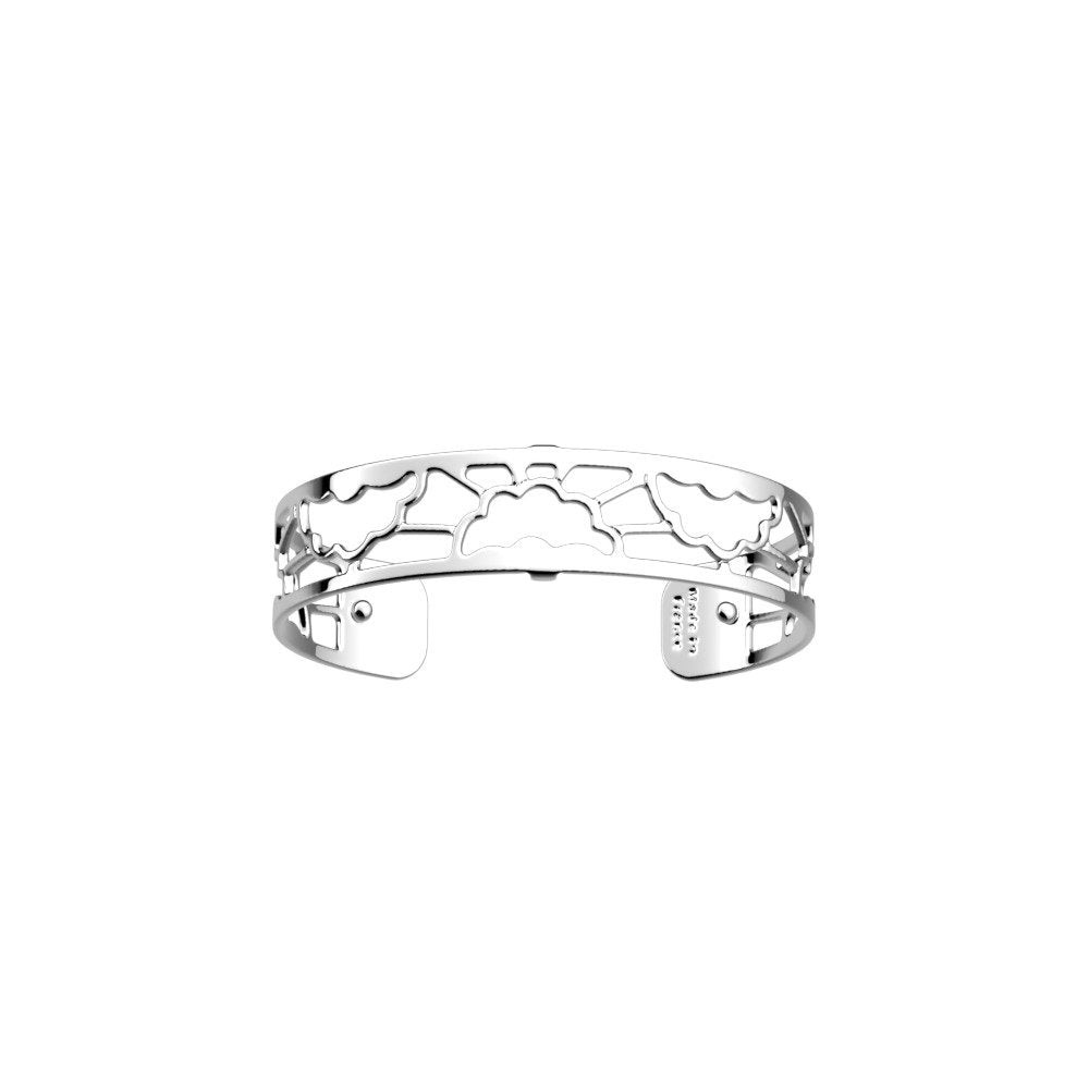Les Georgettes Bracciale 14mm Fleurs de Mariage | Finitura Argentata | Elegante