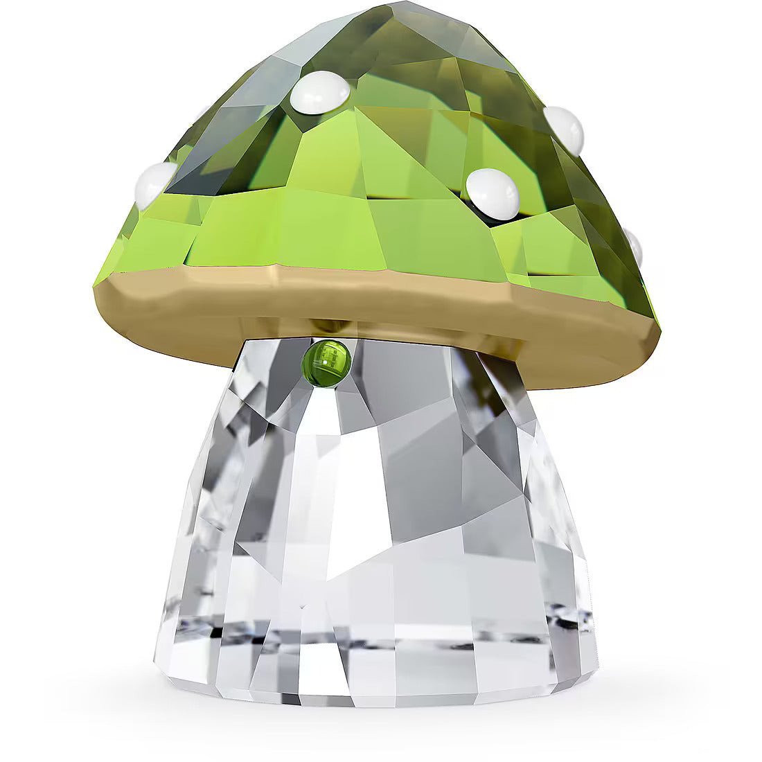 Swarovski Statuina Fungo Verde Scintillante | Cristallo | Holiday Cheers