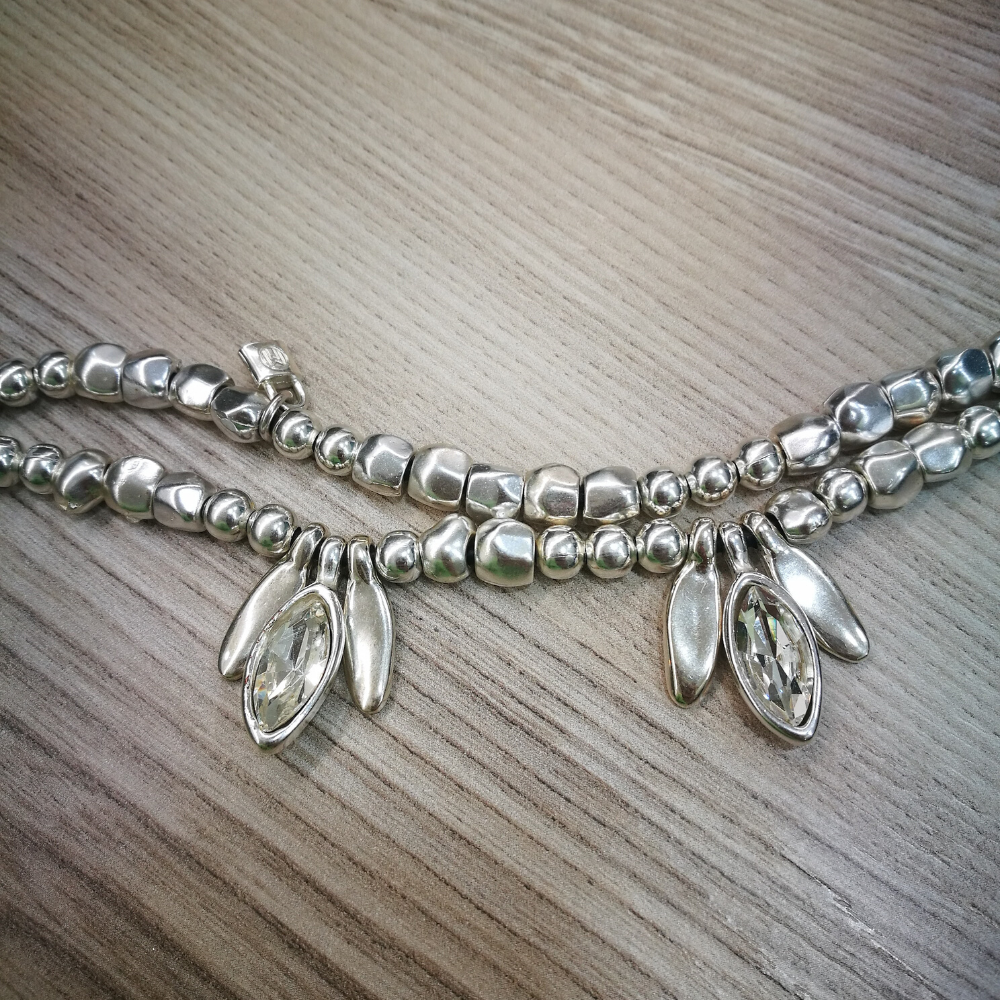 Madness Milano Bracciale Donna in Pelle e Argento 925