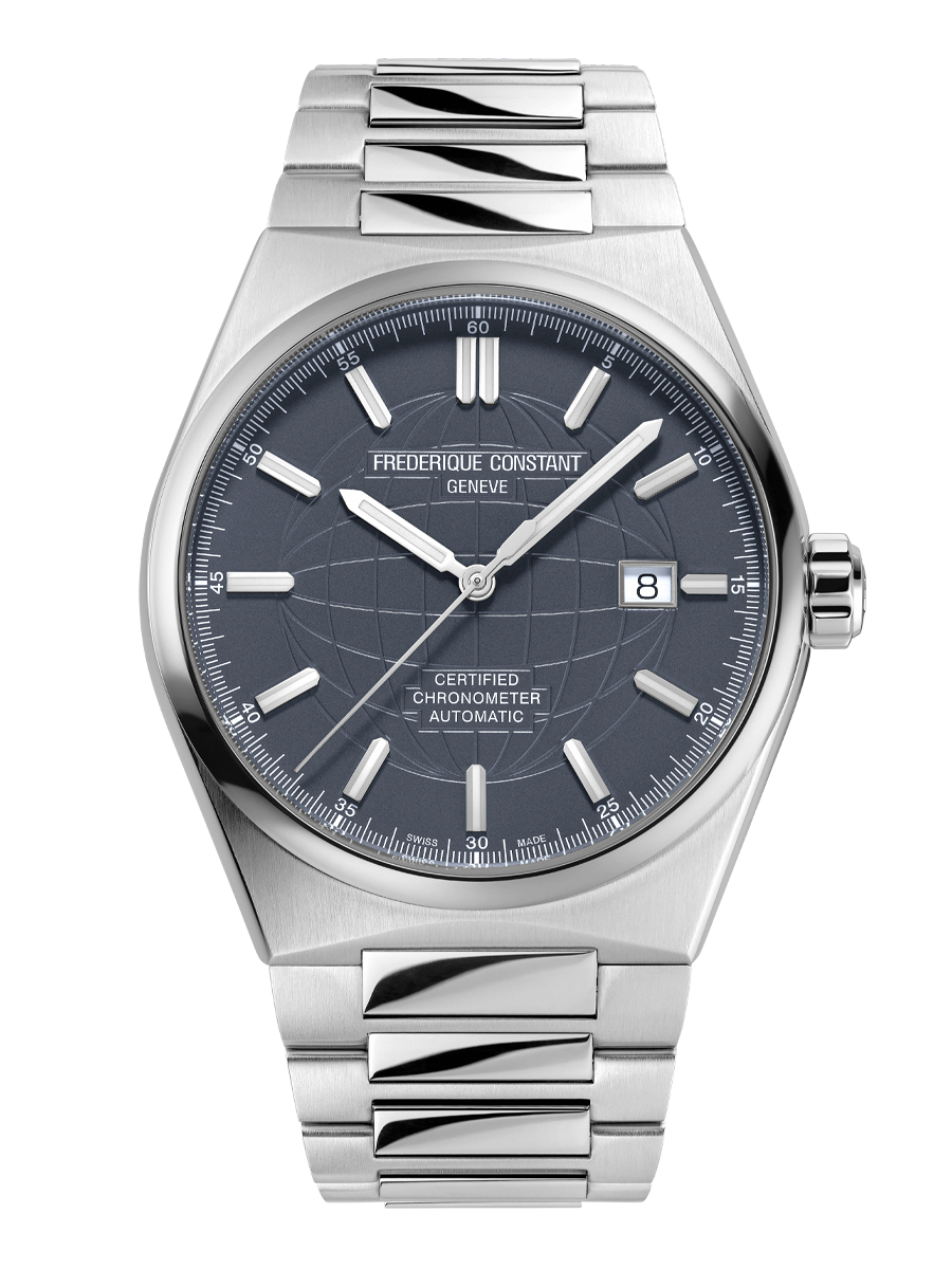 Frederique Constant Orologio Uomo Highlife Auto COSC | Acciaio | Quadrante Blu