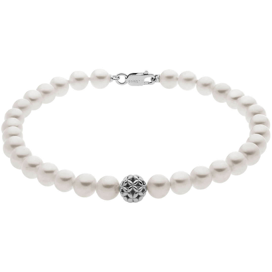 Comete Bracciale Donna Perle Acqua Dolce | Oro Bianco 750‰ | Collezione Candore