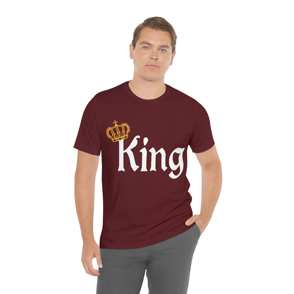 Thumbnail: King - King Shirt, Money Shirt, Royalty Shirt Men, Funny Shirts, Hip Hop Shi...