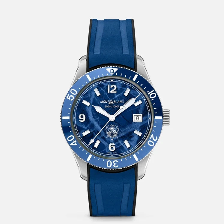 Montblanc Orologio Uomo Iced Sea Automatic Date 41mm | Acciaio Inox | 300m