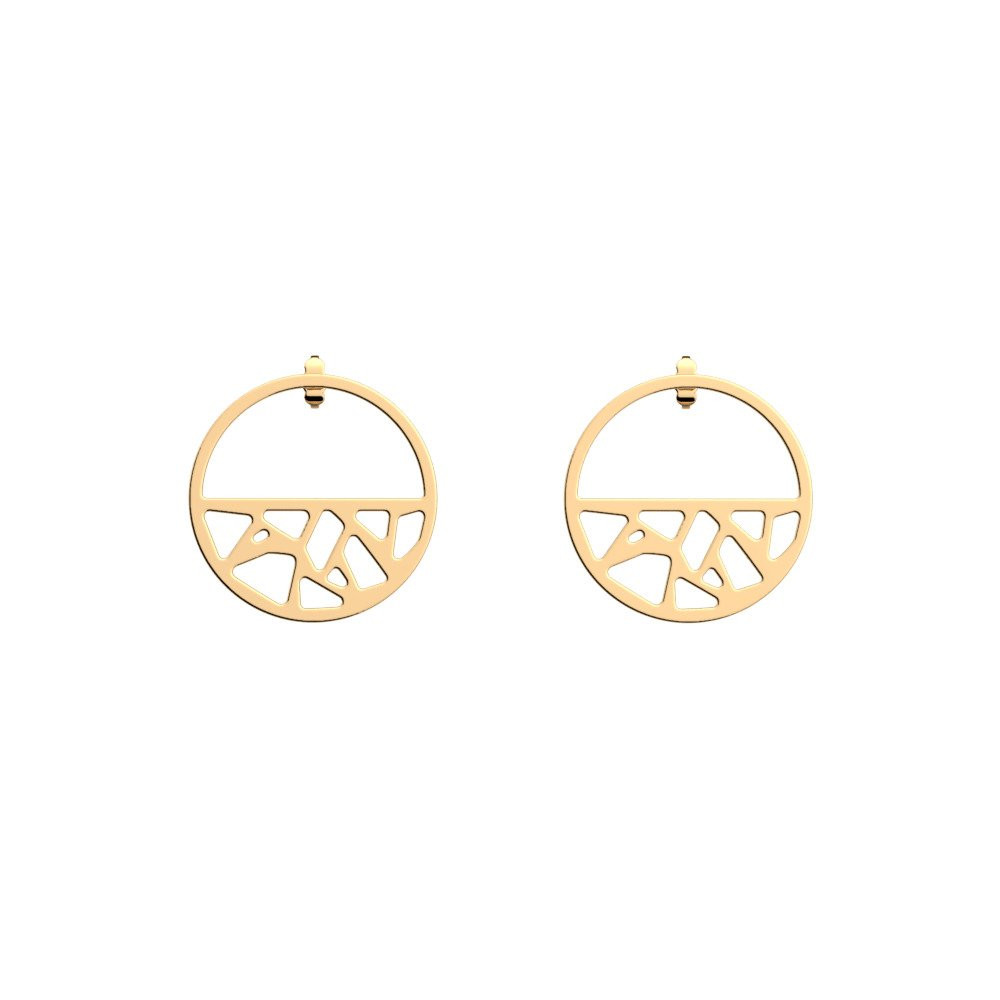 Les Georgettes Orecchini Donna Girafe 30 mm | Oro Giallo | Personalizzabili