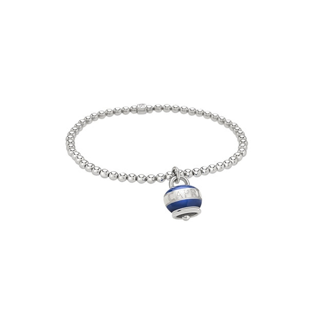 Chantecler Bracciale Donna Elastico Capriness | Argento 925 | Campanella Smalto