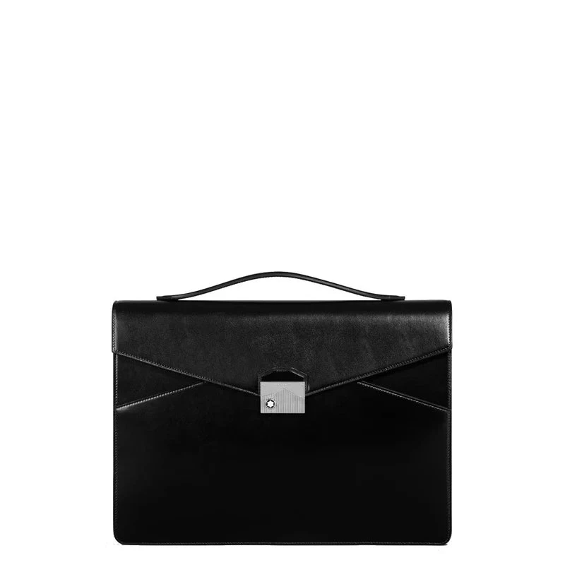 Cartella Montblanc Meisterstück in pelle nera