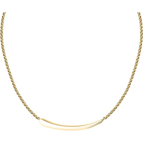 Morellato Collana Donna Design Acciaio Oro con Elemento Curvo
