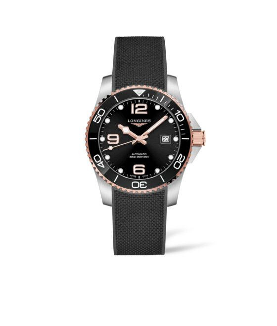 Longines Orologio Uomo Automatico | Acciaio Inox | Quadrante Nero Raggi di Sole