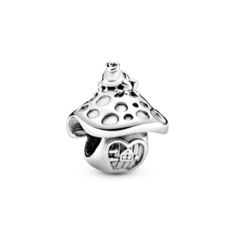 Pandora | Charm | Fungo e Rana con Corona | Argento Sterling 925 | Fiabesco