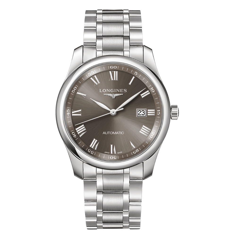 Longines | Orologio Uomo Automatico | Quadrante Grigio | Acciaio | Fondello