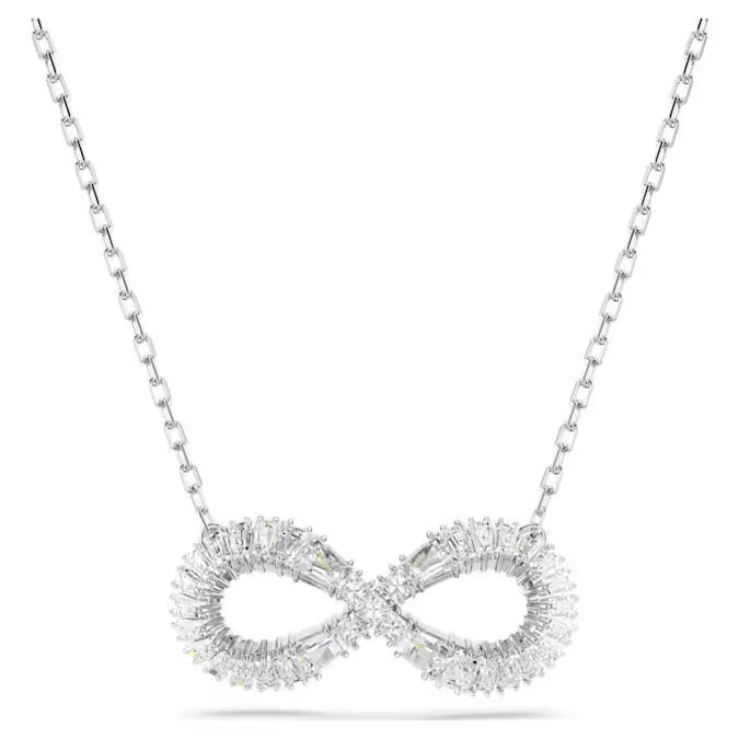 Swarovski Collana Donna Pendente Infinito | Rodio & Zirconia | 38-45cm