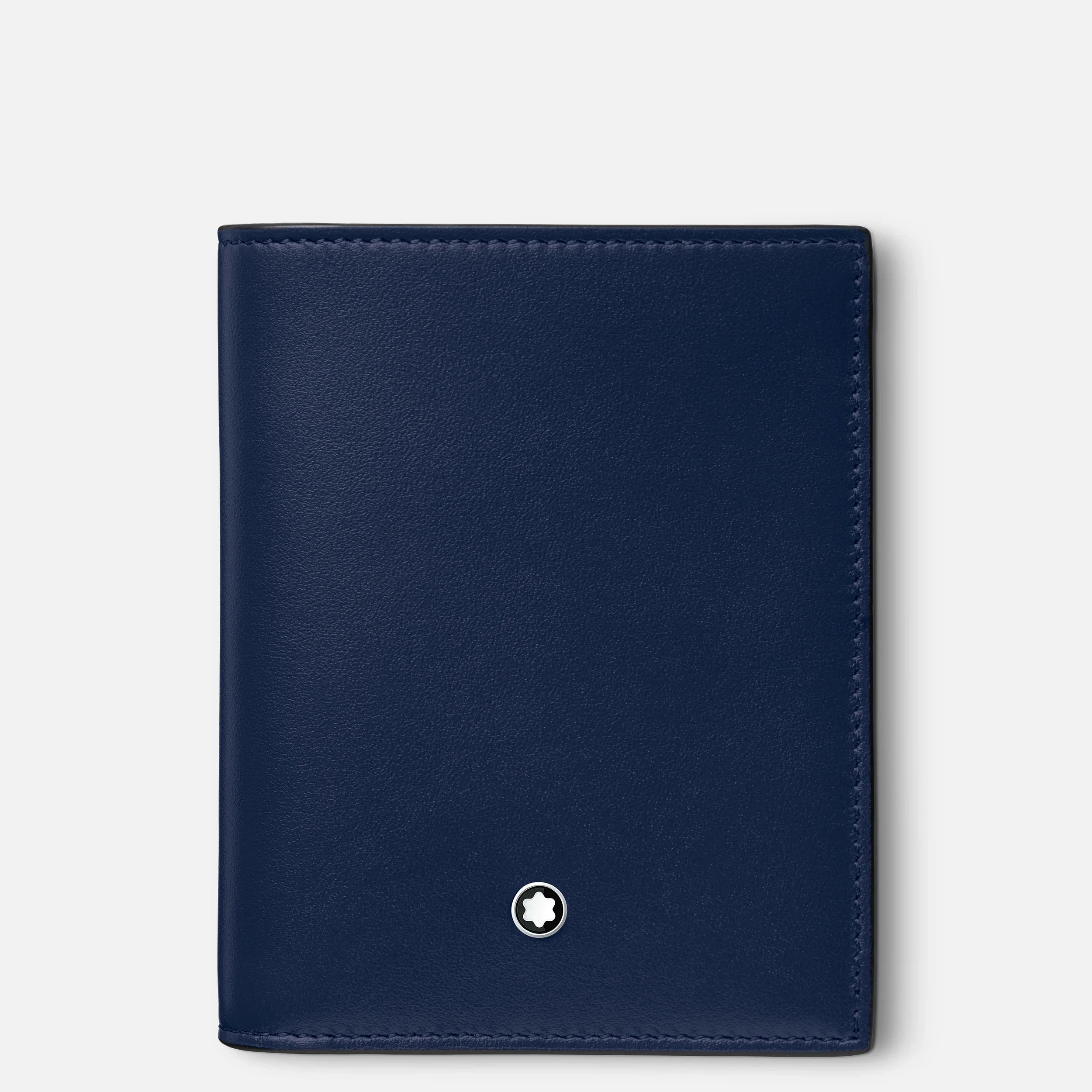 Montblanc Meisterstück Portafoglio Uomo Ink Blue 6 Scomparti