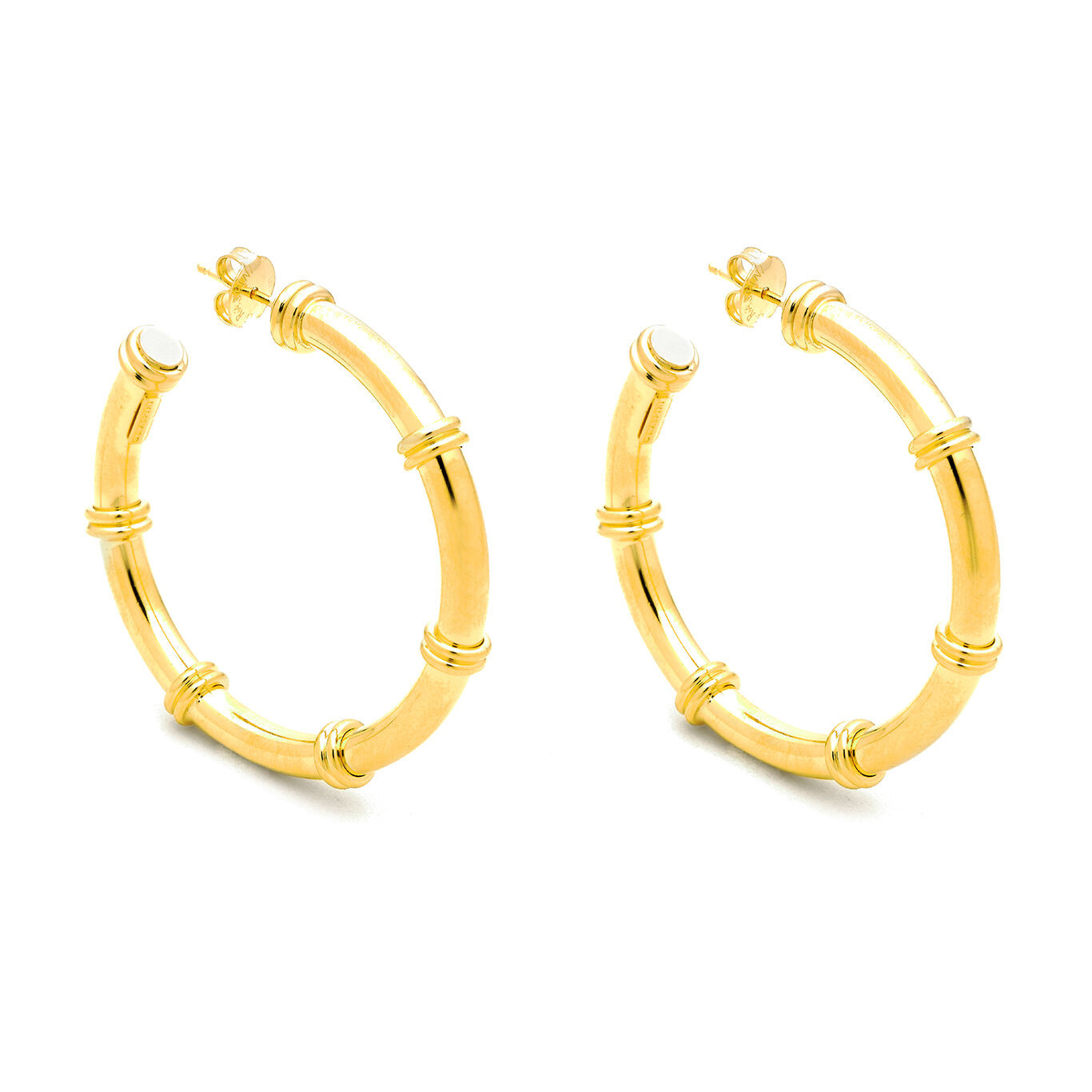 Giovanni Raspini Orecchini Donna Jackie Grandi | Argento 925 | Bagno d’oro