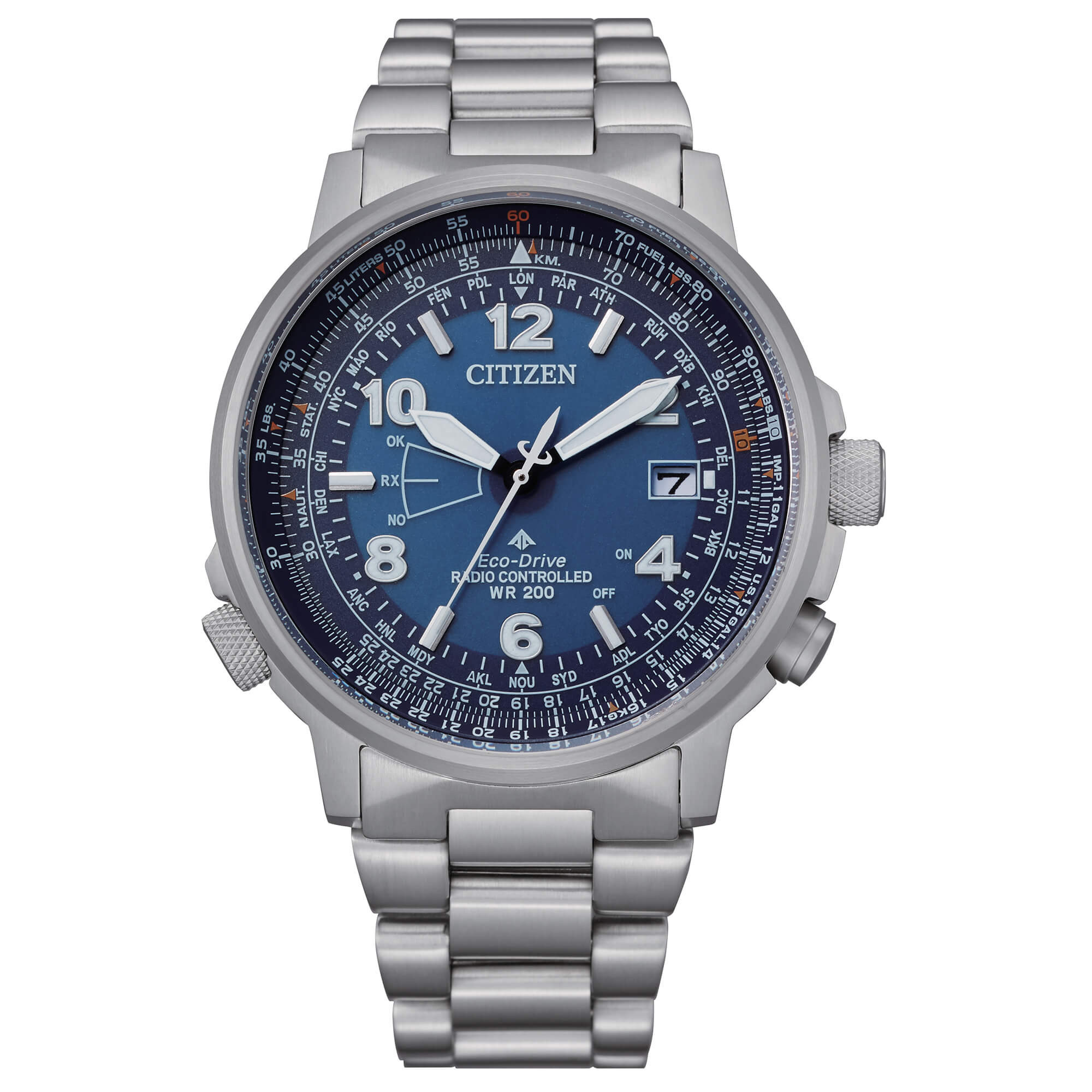Citizen Orologio Uomo Eco-Drive Radiocontrollato | Acciaio | Zaffiro Antigraffio