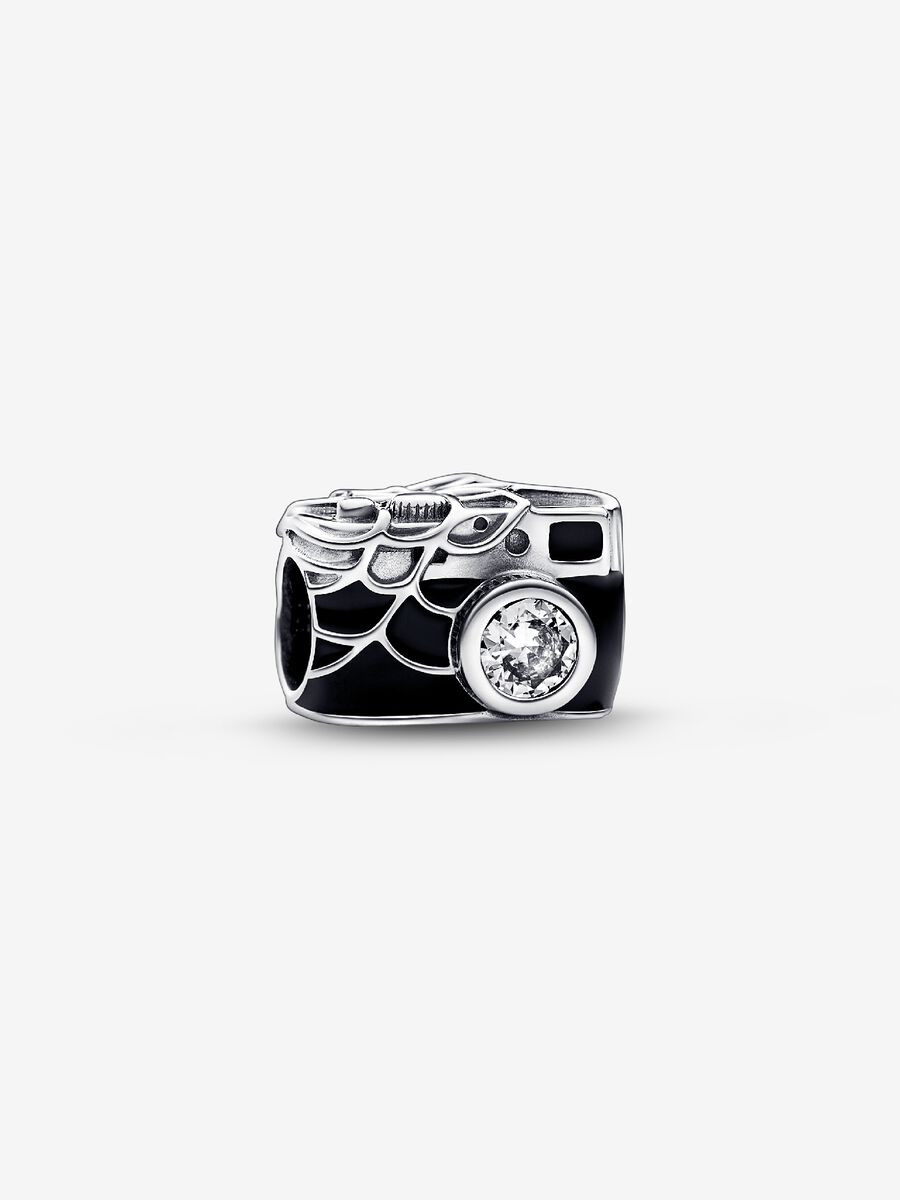 Pandora | Charm | Spider-Man fotocamera | Argento Sterling 925 | Smalto colorato