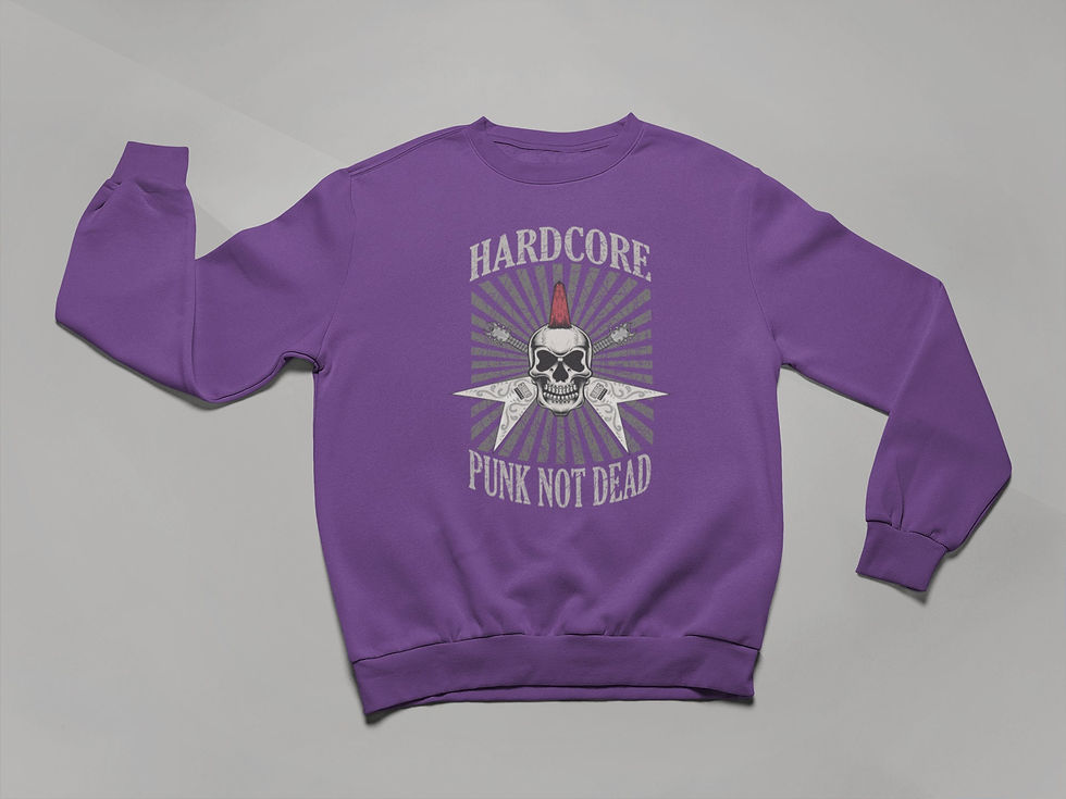 Miniatura: Punk Not Dead – Punker Sweatshirt, Punk Shirt, Punkster Sweater, Punk Rock C...